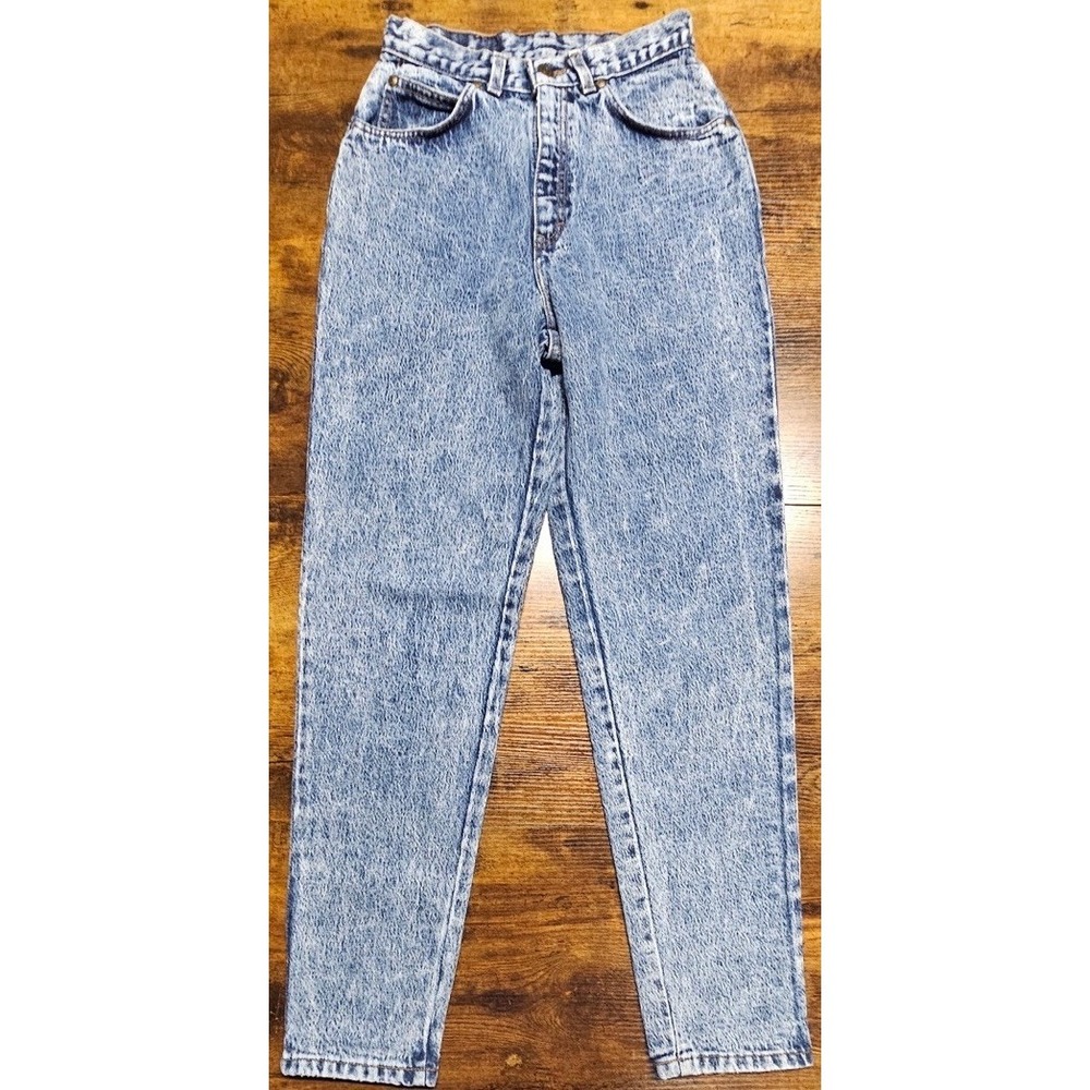 Vintage 80s Levi's 544 Light Acid Wash Denim Jeans Junior Women's‎ Size 8x31